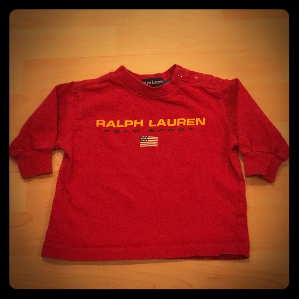 RALPH LAUREN Polo Sport Long Sleeves Shirt, EUC
